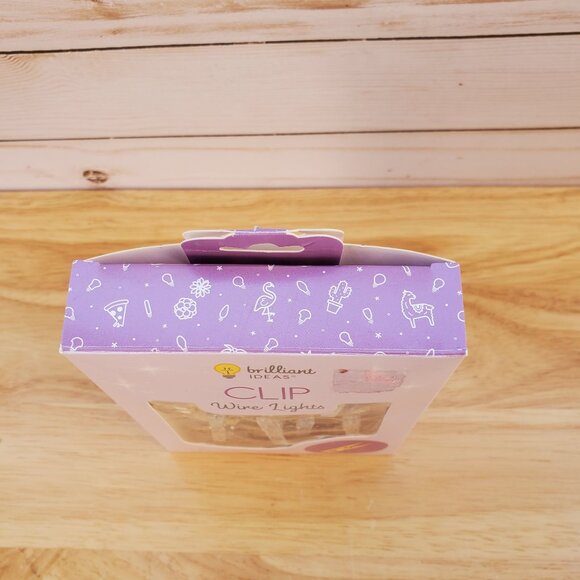 Brilliant Ideas Clip Wire Lights 20 LEDs 7 Ft Indoor Use Battery Operated - Picture 4 of 13